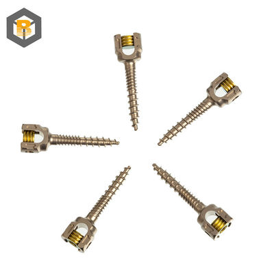5.5mm Double Threaded Spinal Pedicle Screw Fixation System Customized by 2D/3D/drawing