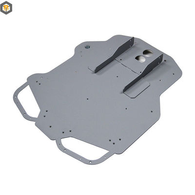 2D/3D/Drawing Customized Aluminum Powder Coating Sheet Metal Fabrication Machine Part