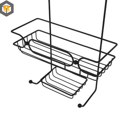 2D/3D Drawing Stainless Steel Bathroom Corner Shelf Shower Shelves Caddy Spare Part