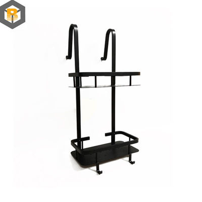 Custom by 2D Bathroom Organizer Over The Door Storage Basket Aluminum Shower Caddy