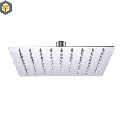 304 Stainless Steel High Pressure Rainfall Top Shower Head Spare Part Custom by 2D/3D
