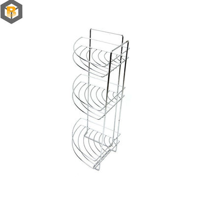 Custom 2D/3D Drawing Bathroom Tools 3 Tier Shower Storage Rack Corner Standing Towel Caddy