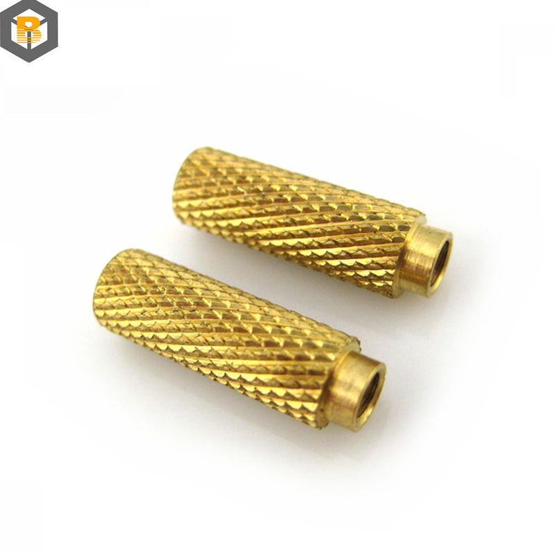 Alloy Threaded Insert Nuts Brass CNC Turning Part Micro Machining 0.002-0.01mm Spare Part