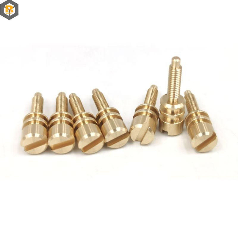 High Precision Customized CNC Machining Parts For Lathe Turning In Brass Alloy Material