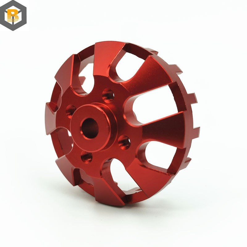 Mechanical Spare Part Alloy Custom CNC Machining Aluminum Parts with Anodizing Color