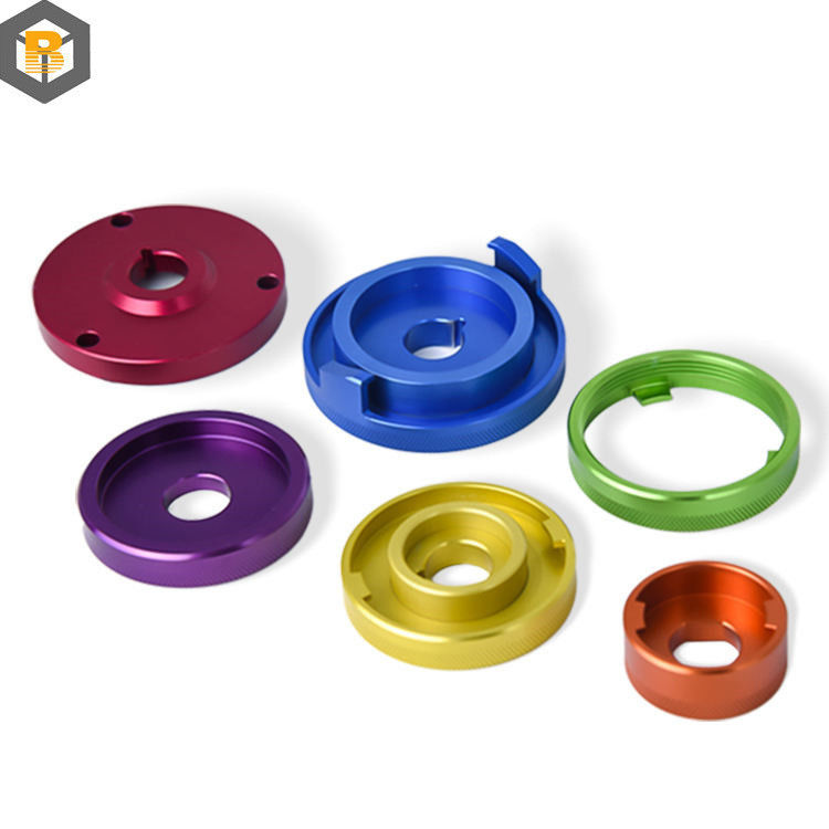 Colorful Aluminum Alloy Spare Parts for OEM Precision Auto Lathe Mini Small Parts