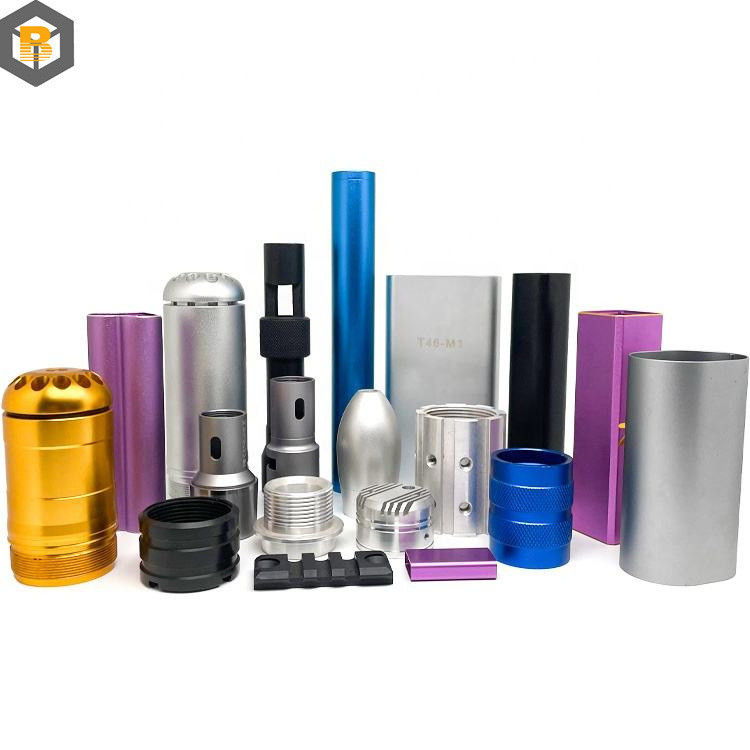 Custom CNC Machining Alloy Anodized Spare Parts for CNC Milling OEM by 2D/3D/Drawing