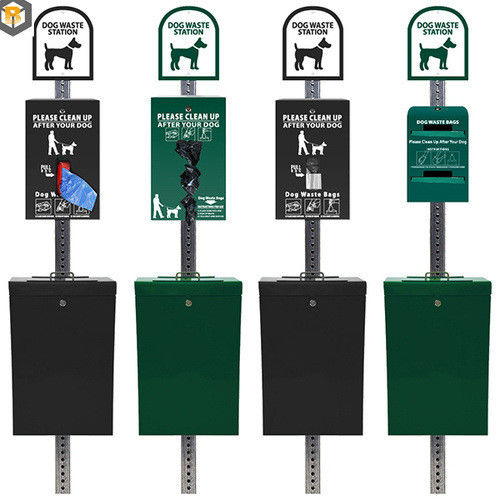 Custom by Stainless Steel Pet Waste Station Post Dog Poop Bag Dispenser Station Metal Processing Machine Part