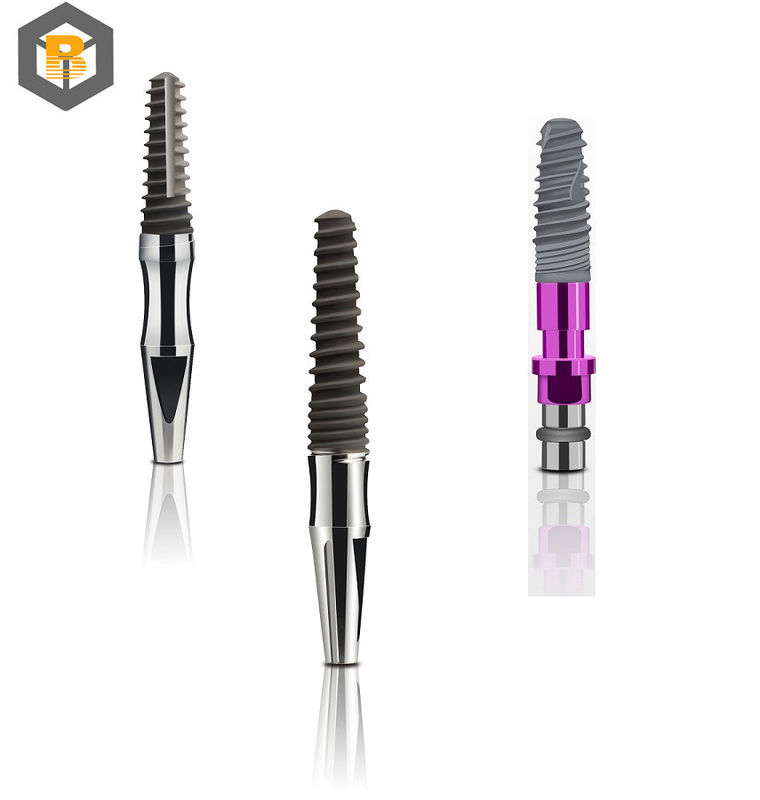Pure Titanium Dental Implant Bone Level Fixture CE/ISO13485 S.L.a Surface Customized