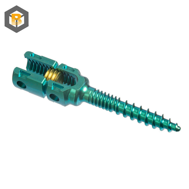 5.5mm Double Threaded Spinal Pedicle Screw Fixation System Customized by 2D/3D/drawing