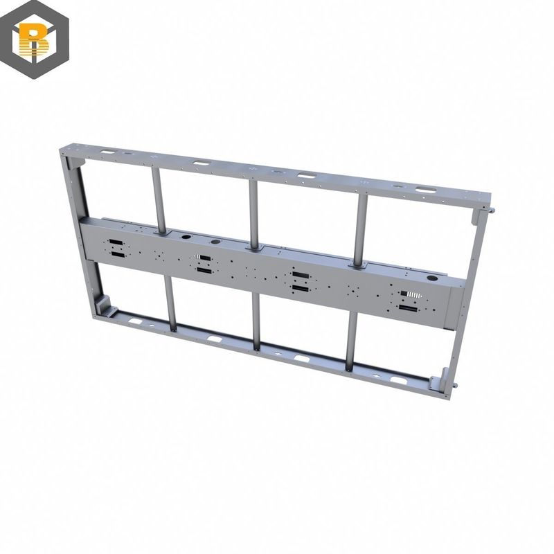Custom by 2D/3D/drawing Sheet Metal Fabrication Stamping Bending Machine Parts Stainless Steel Frame Made