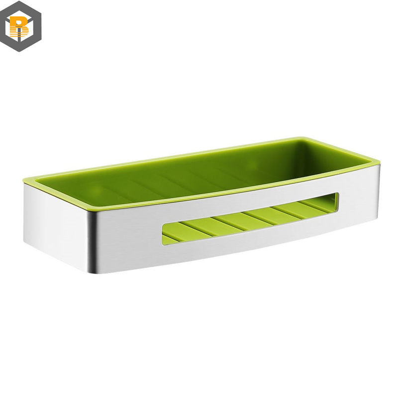 Modern Home Appliance Stainless Steel Bathroom Rack Shelf for Hotel Corner Storage