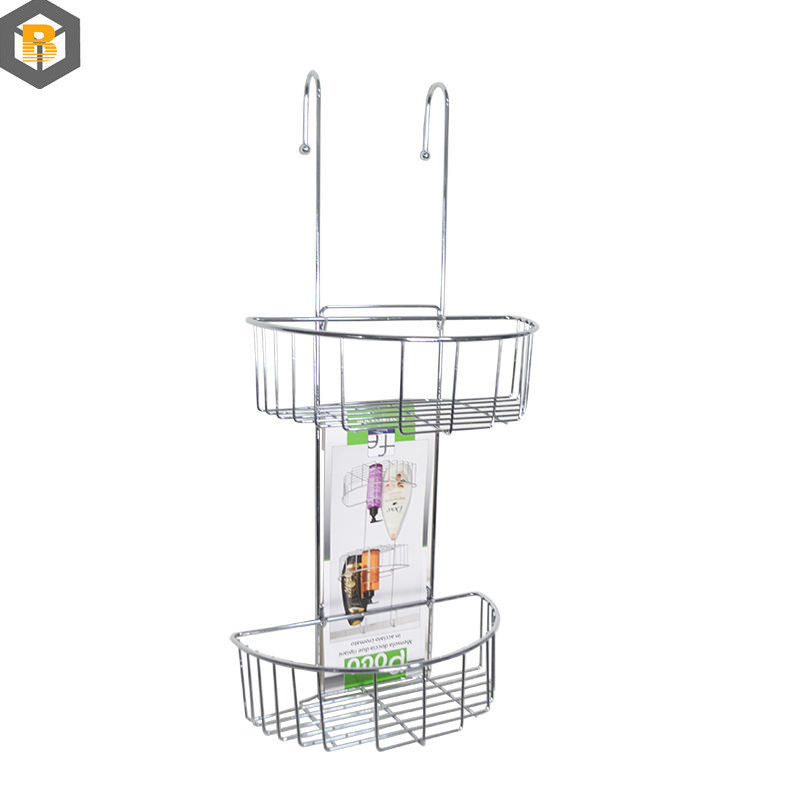 Custom by 2D Metal Wire Storage Organizer for Bathroom Hanging Shower Caddy Spare Part