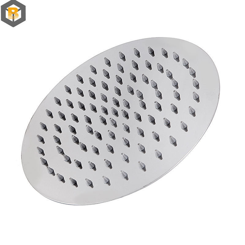 Custom by 3D Stainless Steel Large Nozzle Bathroom Rain Shower Head for High Pressure